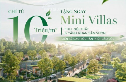 CHỈ TỪ 10 TRIỆU ĐỒNG/M2 TẶNG NGAY VILLAS FULL NỘI THẤT VÀ CẢNH QUAN SÂN VƯỜN HOÀN THIỆN